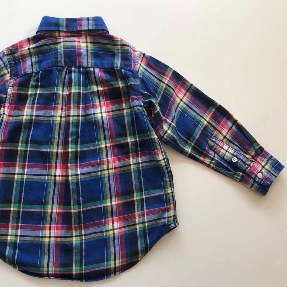 Ralph Lauren Boy’s Long Sleeve Button Up Shirt 3T - Picture 5 of 7